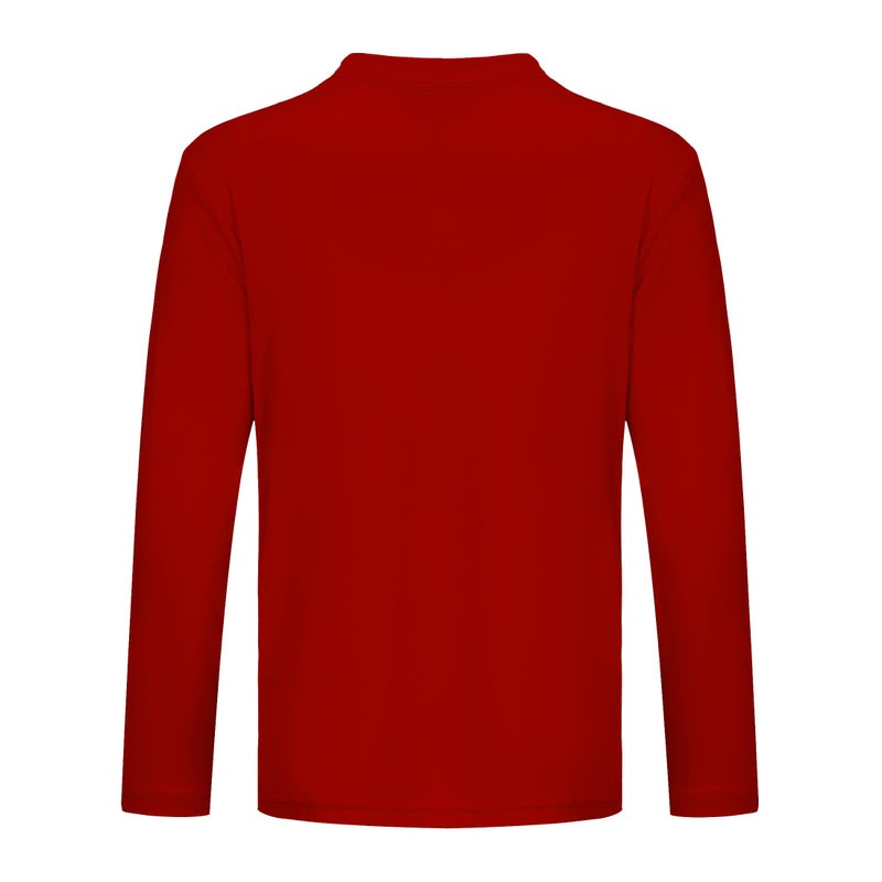 OPNA Youth Athletic Performance Long Sleeve Shirts for Boys or Girls Moisture Wicking, X-Large, Red - Image 2